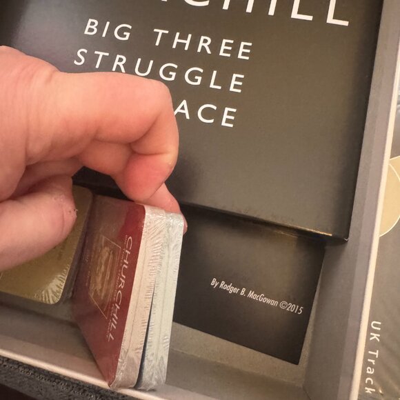 Churchill - Big Three Struggle for Peace (open, unpunched, cards sealed) GMT - Picture 8 of 14